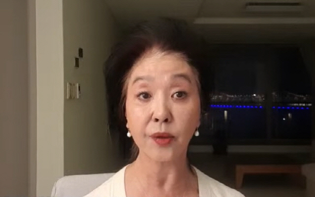 배우 김부선 씨. [김부선 TV 캡처]